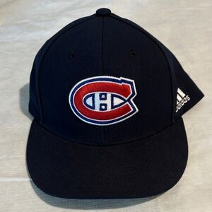 Like new Adidas Dark Blue Cap with montreal canadiens Logo